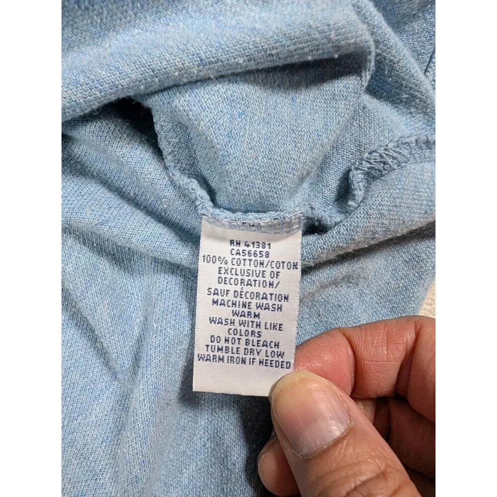 Polo Ralph Lauren Polo Shirt Mens Large Blue Classic Fit Pink Pony Logo Preppy